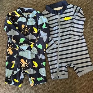 Carter's Just One You Baby Boys' One Piece Rash Guard Set